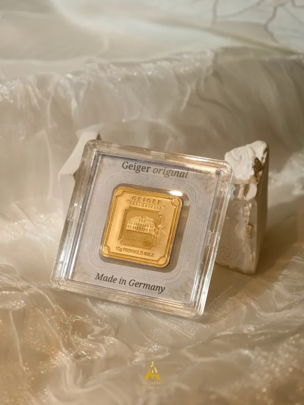 德國 Geiger Edelmetalle 巴洛克莊園金條 - 檢驗卡裝：圖片 8