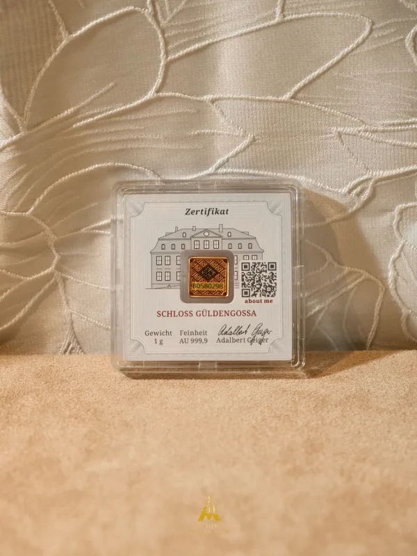 德國 Geiger Edelmetalle 巴洛克莊園金條 - 檢驗卡裝：圖片 3