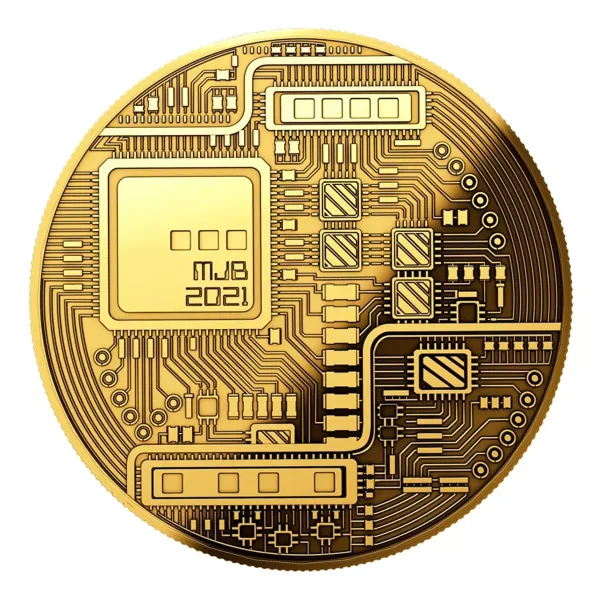 2021比特幣紀念版金章【1盎司】：圖片 2
