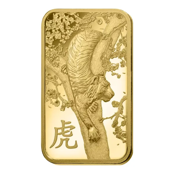 2022瑞士PAMP虎年金條5公克 - 檢驗卡裝：圖片 3