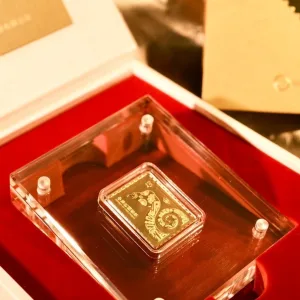 中華郵政蛇年-靈蛇黃金鑄錠