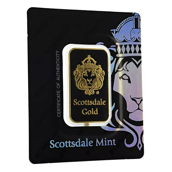 Scottsdale 獅王金條1盎司 - Certi-Lock® 卡裝：圖片 5