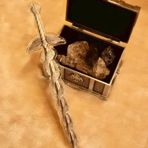 2023 聖天使米迦勒之劍 純銀仿古高浮雕銀條