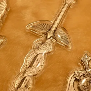 Alternative view of 2023 聖天使米迦勒之劍 純銀仿古高浮雕銀條