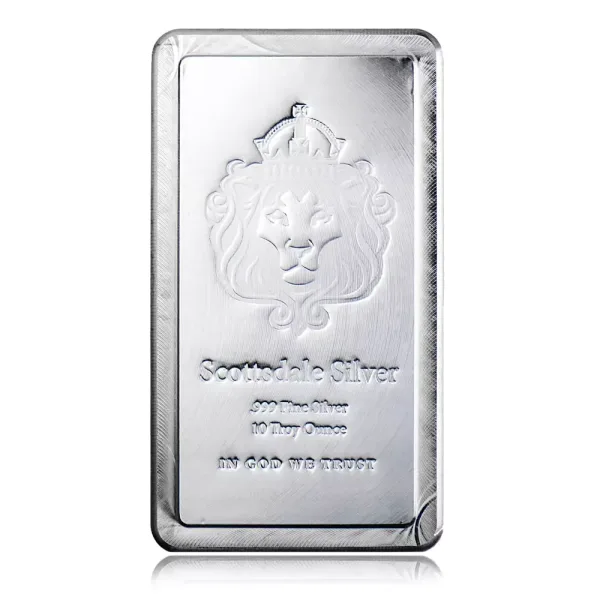 Scottsdale STACKER® 獅王銀條10盎司：圖片 2