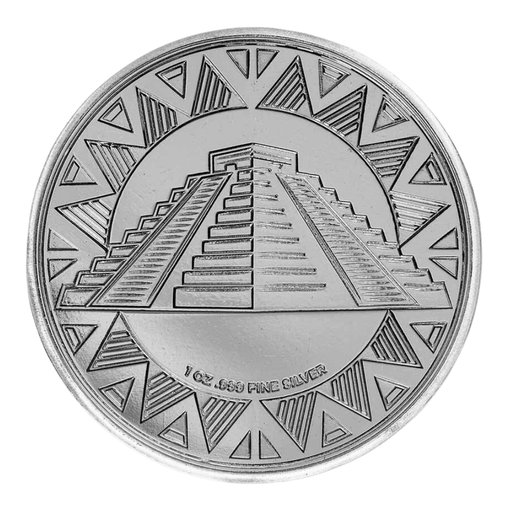 阿茲特克1盎司銀幣-