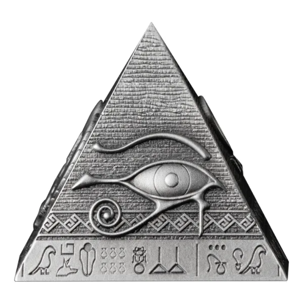 2024吉薩三大金字塔3D仿古鍍金銀幣3入套組：圖片 4