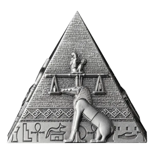2024吉薩三大金字塔3D仿古鍍金銀幣3入套組：圖片 14