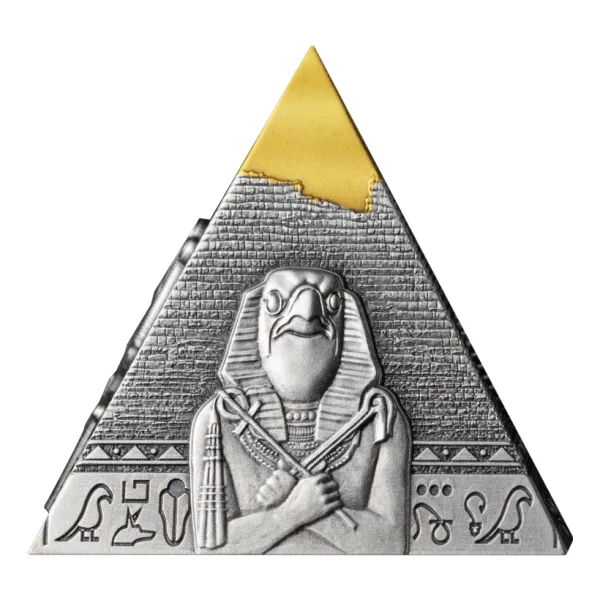 2024吉薩三大金字塔3D仿古鍍金銀幣3入套組：圖片 9