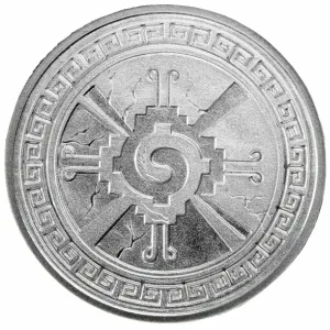 Alternative view of 阿茲特克 - 日月陰陽 1盎司銀幣