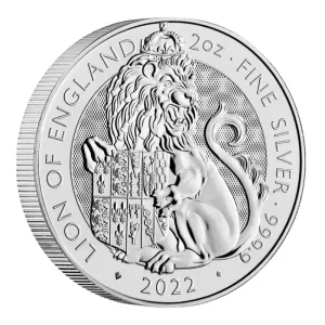 2022英國皇家都鐸神獸 - 英格蘭獅銀幣2盎司
