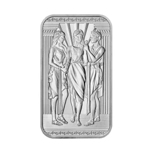 2022英國偉大雕刻家 - 優美三女神銀條1盎司