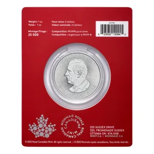 Alternative view of 2026加拿大馬年鑄印楓葉銀幣1盎司 - 檢驗卡裝